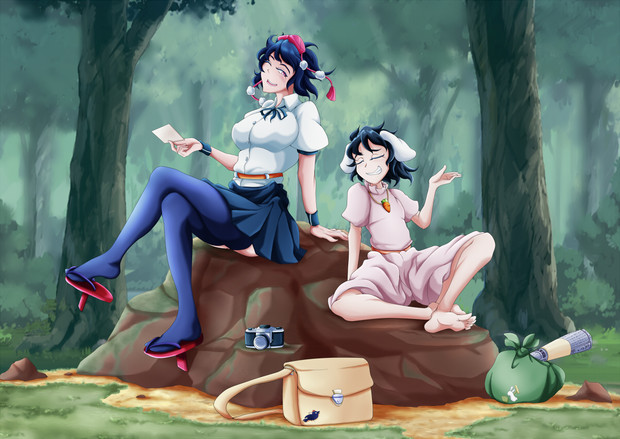 二人の悪だくみ 仙骨 さんのイラスト ニコニコ静画 イラスト