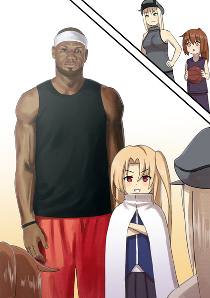 身体能力お化けを引き連れてバスケ勝負を挑んできたクリーブランド みすみ さんのイラスト ニコニコ静画 イラスト