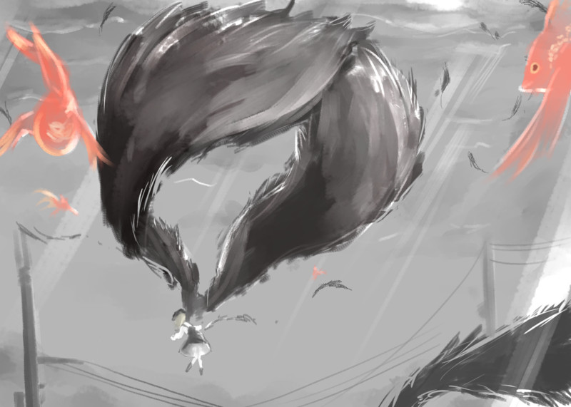 黒翼 Nicosub静画