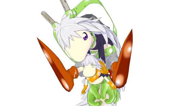Mmd Omf8 変身後スープーシャン モデル配布 フクxai さんのイラスト ニコニコ静画 イラスト