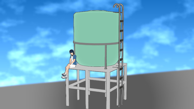 Mmd Omf8 給水塔 しろこ さんのイラスト ニコニコ静画 イラスト