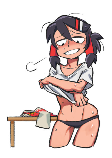 脱ぐcl姉貴 失眠 さんのイラスト ニコニコ静画 イラスト