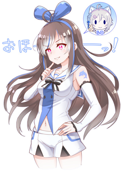 電脳少女シロに人格を乗っ取られたキズナアイちゃんの図 Ug さんのイラスト ニコニコ静画 イラスト