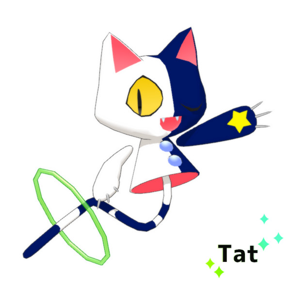 Mmd Omf8 タット モデル配布 ハネダ さんのイラスト ニコニコ静画 イラスト