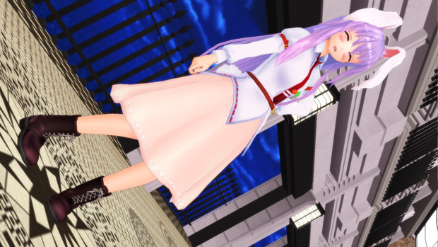 東方mmd静画 うどんげ夏服モデルの進捗報告 ゴマボウ さんのイラスト ニコニコ静画 イラスト