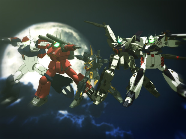 [MMDポーズ配布] ガンダムとかでゆく