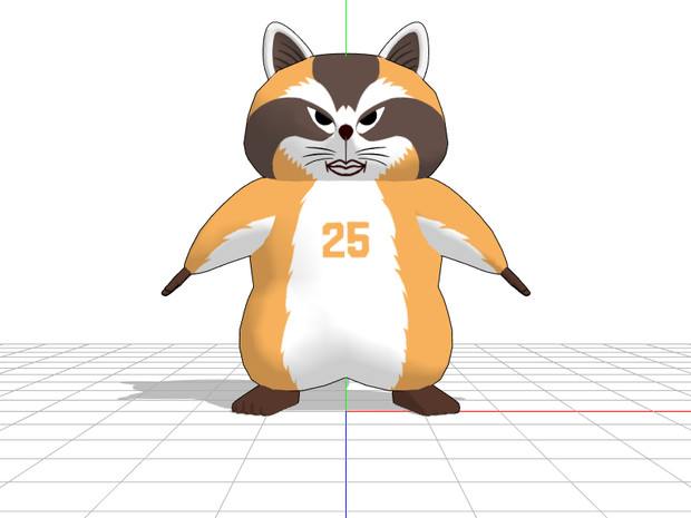Mmd Omf8 25番という動物 モデル配布 ぽやっと さんのイラスト ニコニコ静画 イラスト