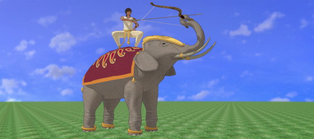 Mmd Omf8 インドゾウ配布 Kumakuma さんのイラスト ニコニコ静画 イラスト