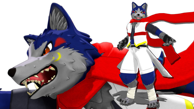 Mmd Omf8 狼のリアルヒーロー シグナさん モデル配布 睡犬 ーwー Zzz さんのイラスト ニコニコ静画 イラスト