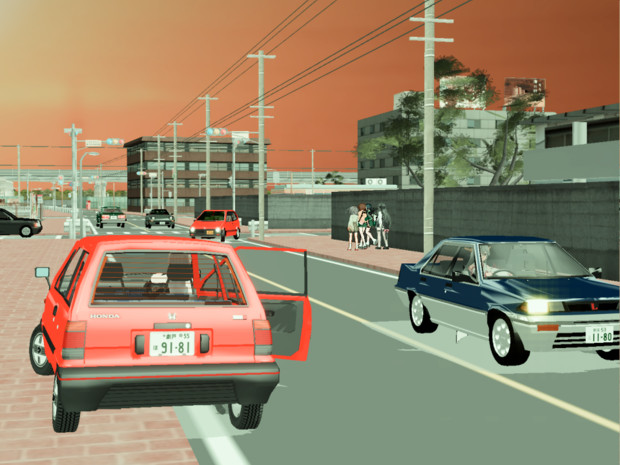 Mmd 昭和60年代な風景 Omf8 コスモ プログレス さんのイラスト ニコニコ静画 イラスト