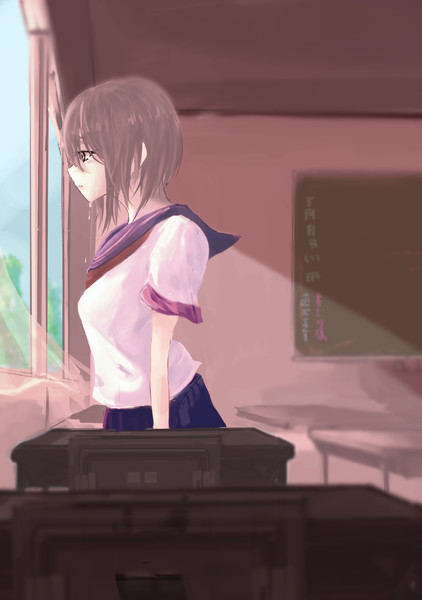 こんなに悲しいのに どうして空は青いのだろう ユキガハラ さんのイラスト ニコニコ静画 イラスト