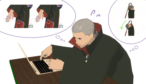 Mmdナルト 飛段ver1 2 モデル更新 セト さんのイラスト ニコニコ静画 イラスト