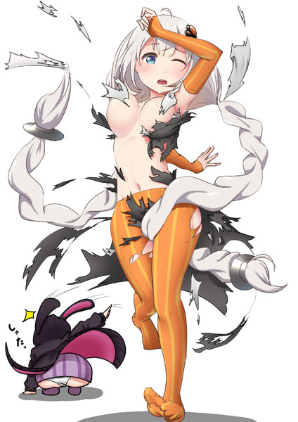 ドレスブレイクされるあかりちゃん すいかばぁちゃん さんのイラスト ニコニコ静画 イラスト