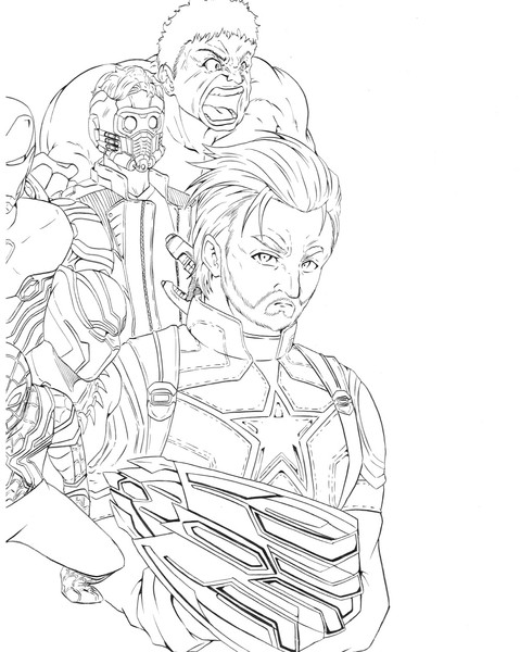 アベンジャーズ インフィニティ ウォー 右 Dbz さんのイラスト ニコニコ静画 イラスト