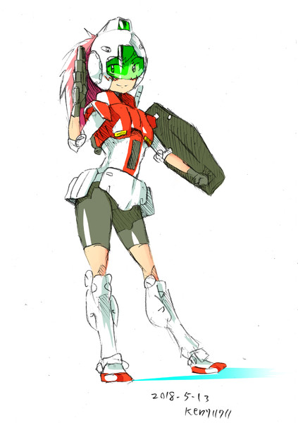 百均2mmシャープペンでジム娘 スマイル さんのイラスト ニコニコ静画 イラスト
