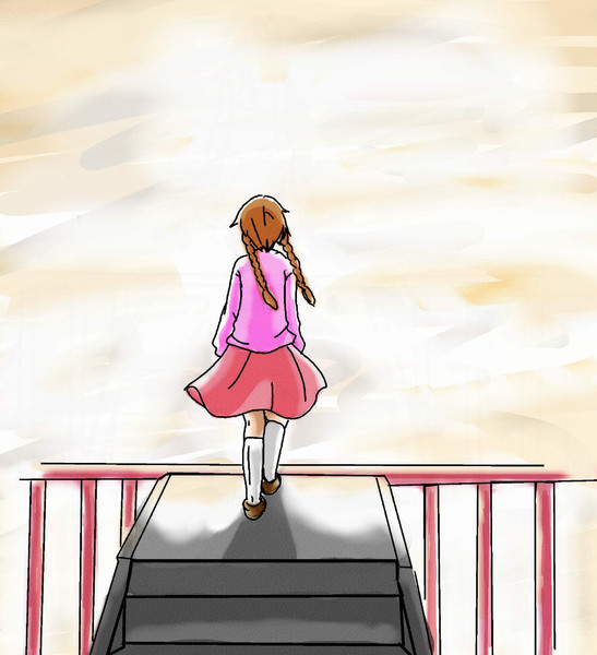 飛び降り ニコニコ静画 イラスト
