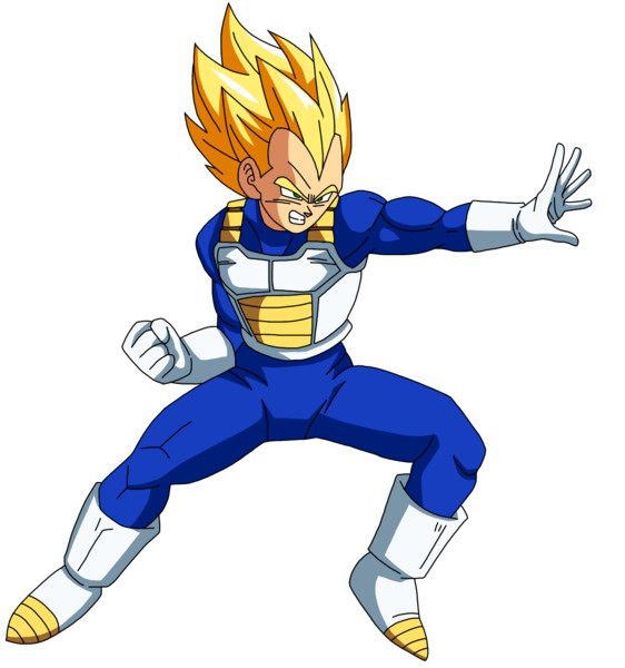 気弾を撃つ超サイヤ人2ベジータの立ち絵 モーション3 Vegeta さんのイラスト ニコニコ静画 イラスト