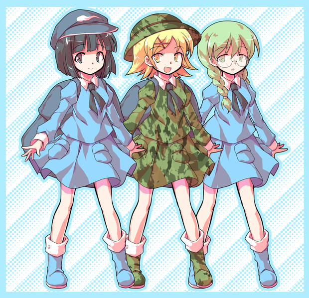 モブ河童三人立ち絵 はるか さんのイラスト ニコニコ静画 イラスト