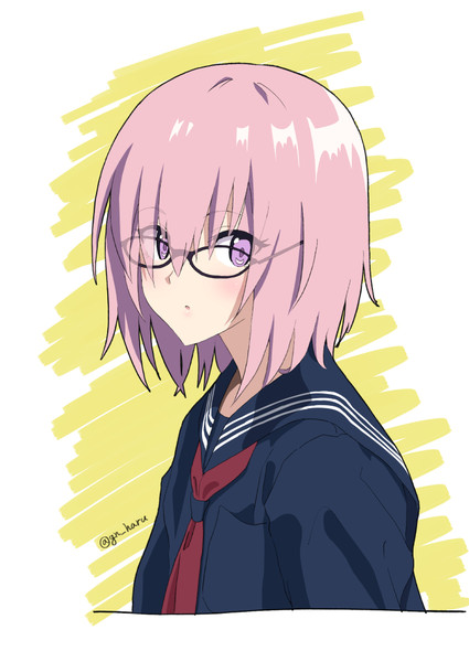 女子高生マシュ 銀曜ハル さんのイラスト ニコニコ静画 イラスト