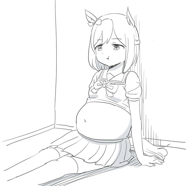 食いすぎて動けないスペちゃん ケム さんのイラスト ニコニコ静画 イラスト