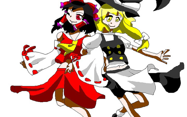 レイマリは俺 じゃない私のジャスティス ぴんくりんご さんのイラスト ニコニコ静画 イラスト