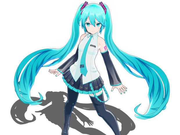 どっと式初音ミクv3 Mmdモデル配布 どっと さんのイラスト ニコニコ静画 イラスト