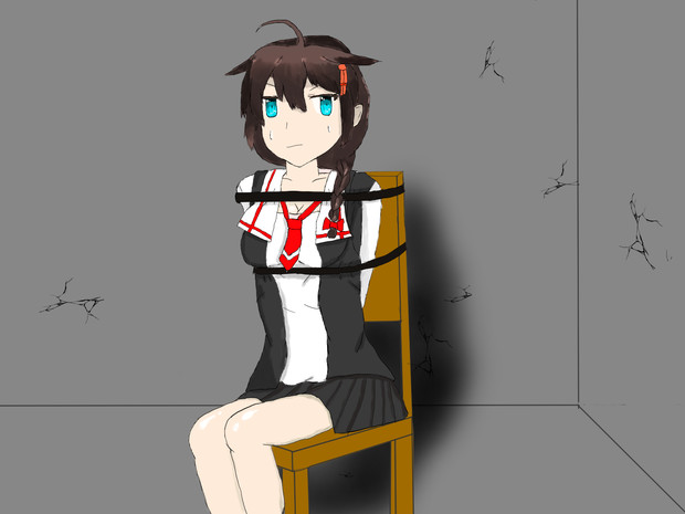 時雨ちゃん椅子拘束 虫リップ さんのイラスト ニコニコ静画 イラスト