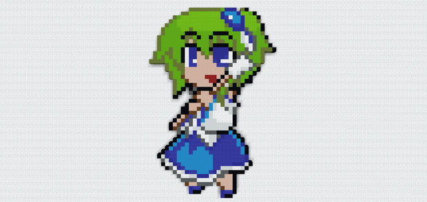 Minecraft 1 12 キャラのみ No 001 ちびさなえ 東方人形劇 十六夜 霊魔 さんのイラスト ニコニコ静画 イラスト