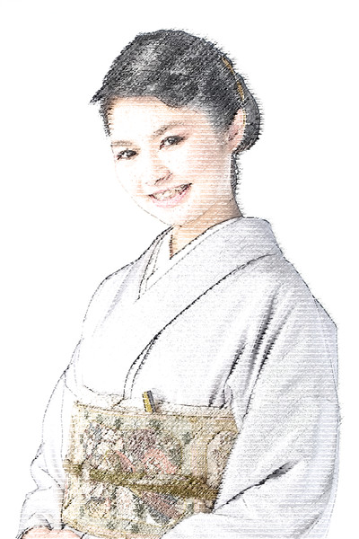 イラスト効果 写真の人物をスケッチ風にする フィルター ２ 熊五郎 さんのイラスト ニコニコ静画 イラスト