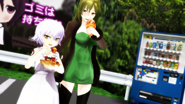 Fate Mmd ワンピースのお嬢さんとおかあさん たこ焼き売り場にて カトラス リトルジャックp さんのイラスト ニコニコ静画 イラスト