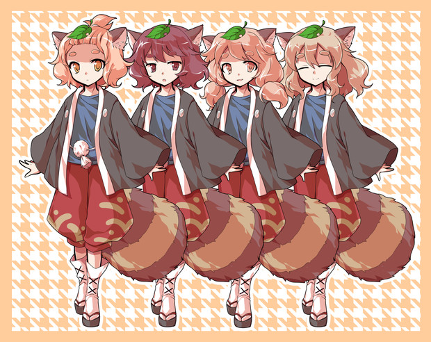 モブ狸達立ち絵 表情差分 はるか さんのイラスト ニコニコ静画 イラスト