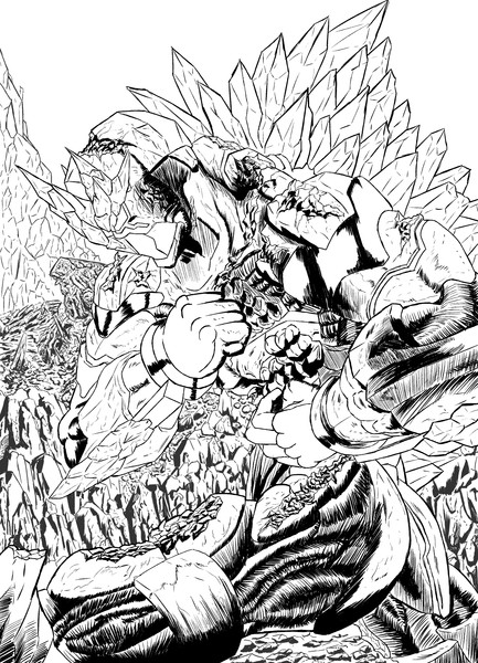 Max The Smasher 表紙 白黒絵 長山 博 さんのイラスト ニコニコ静画 イラスト
