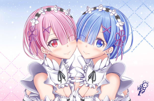レムりんラムちー 天弥枷ほたる さんのイラスト ニコニコ静画 イラスト