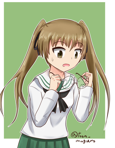 またメガネが割れたあや うあいほも さんのイラスト ニコニコ静画 イラスト
