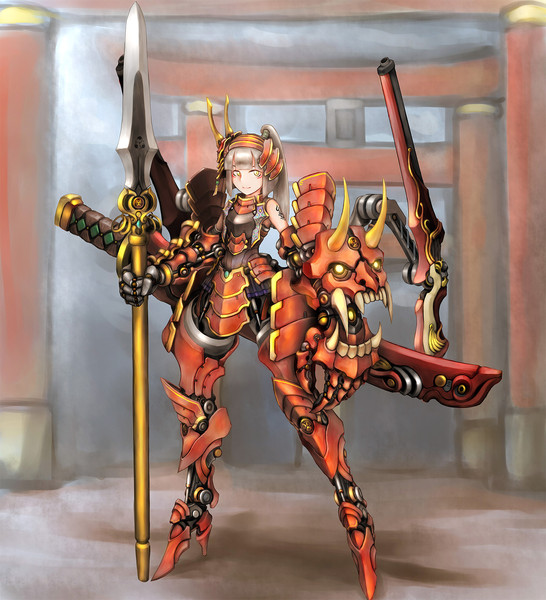 Samurai Mechgirl ミー ガンチョー さんのイラスト ニコニコ静画 イラスト
