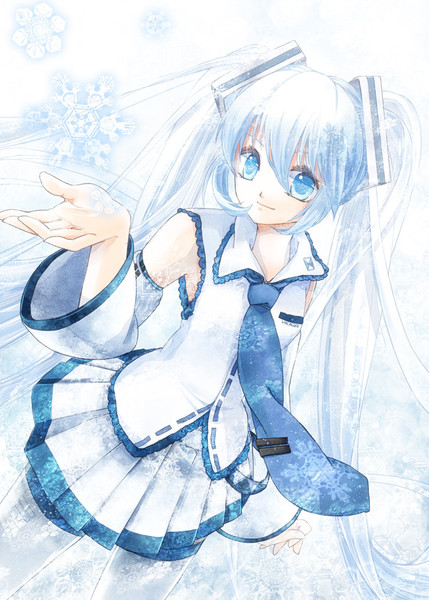 雪ミク ニコニコ静画 イラスト