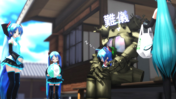 Mmd 某神主さんの日常 Gm3 百式p さんのイラスト ニコニコ静画 イラスト