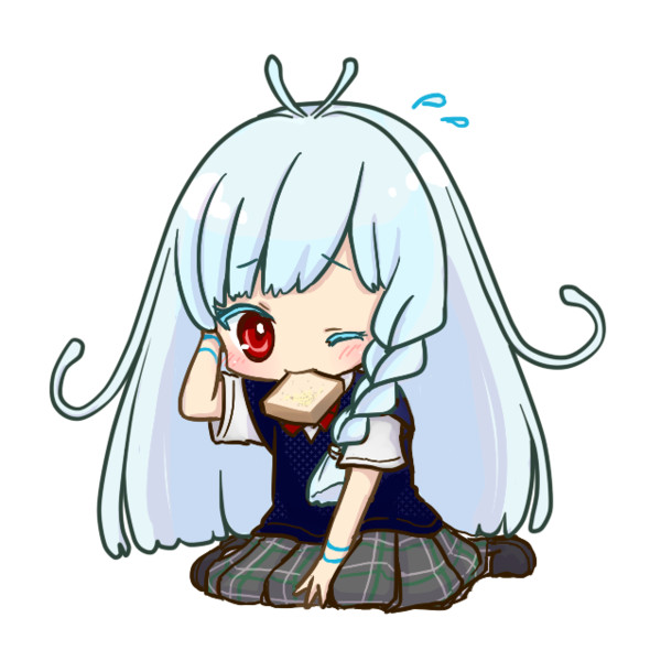 食パン咥えたjk Lumiさん るるこ さんのイラスト ニコニコ静画 イラスト