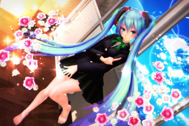 Tdaschool 制服素足が可愛いミクさん 海冥 さんのイラスト ニコニコ静画 イラスト