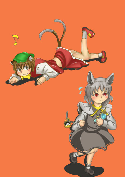 橙とナズーリン Tarou さんのイラスト ニコニコ静画 イラスト