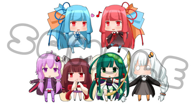 アクキー用ボイロsd絵サンプル そに さんのイラスト ニコニコ静画 イラスト