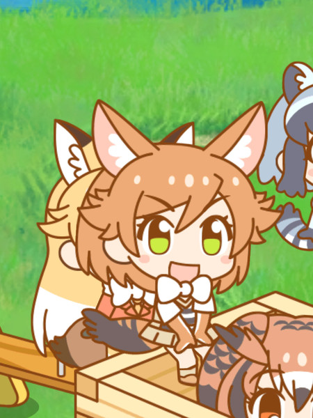 セグロジャッカルが顔を隠す マーティ さんのイラスト ニコニコ静画 イラスト