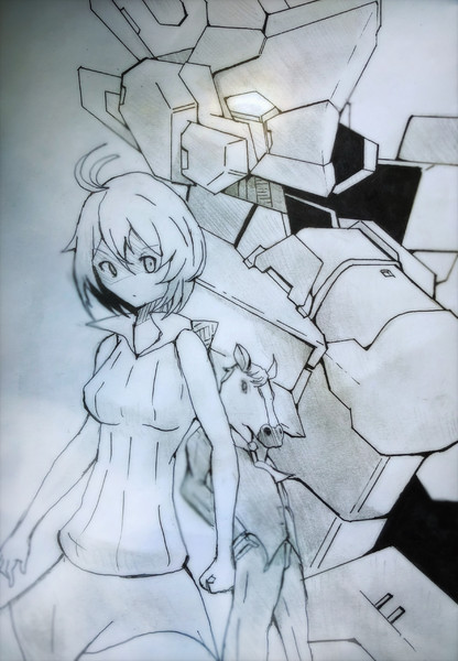 ロボ漫画表紙風 ニコニコ静画 イラスト