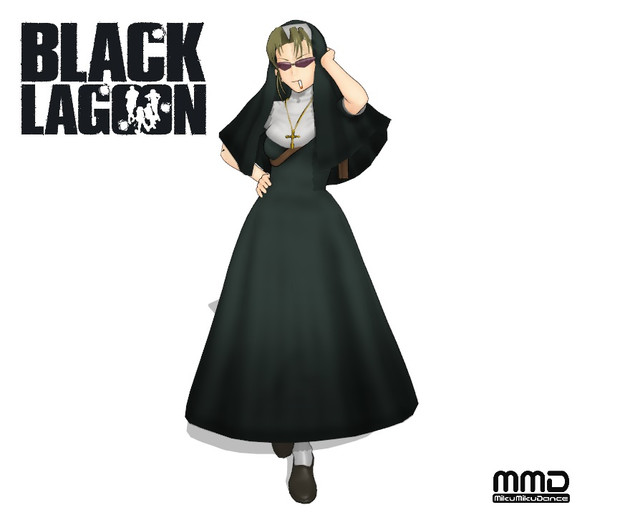 Mmdブラック ラグーン シスターエダ モデル配布 まめる さんのイラスト ニコニコ静画 イラスト