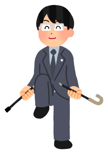 笑顔で難波会長の杖を折る内海 上利 ドルマ さんのイラスト ニコニコ静画 イラスト
