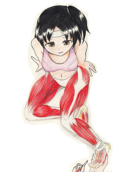 最近足の筋肉つき過ぎちゃって 酢味噌 クレソン さんのイラスト ニコニコ静画 イラスト