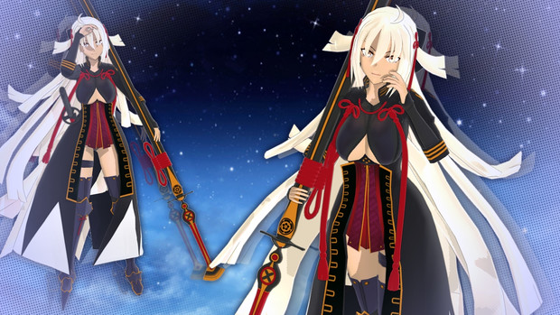 Mmd 沖田オルタ モデル配布 あかね さんのイラスト ニコニコ静画 イラスト