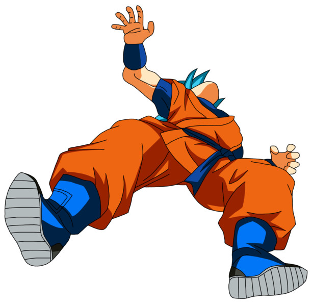 後方に吹っ飛ぶ孫悟空 Ssgss の立ち絵 Vegeta さんのイラスト ニコニコ静画 イラスト