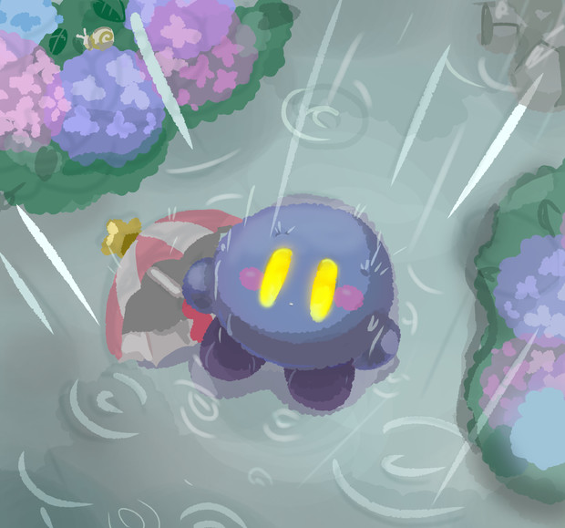 梅雨のカービィ Sammy さんのイラスト ニコニコ静画 イラスト