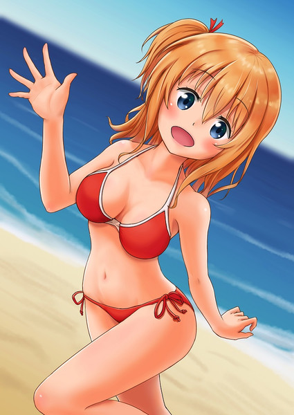 水着姿に挑戦 リック さんのイラスト ニコニコ静画 イラスト